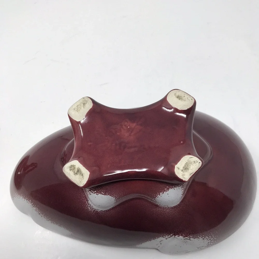 Vtg JOHANNES BRAHM California‎ Pottery #865  Covered Compote Footed Candy Bowl